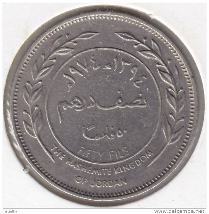 @Y@      Jordanië   50Fils  1974    (2127) - Jordanie