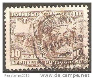 PORTUGAL (IMPOSTO POSTAL E TELEGRÁFICO)  1925  Padrões Da Grande Guerra.  10 C.    (o)  MUNDIFIL  Nº 16 - Gebruikt