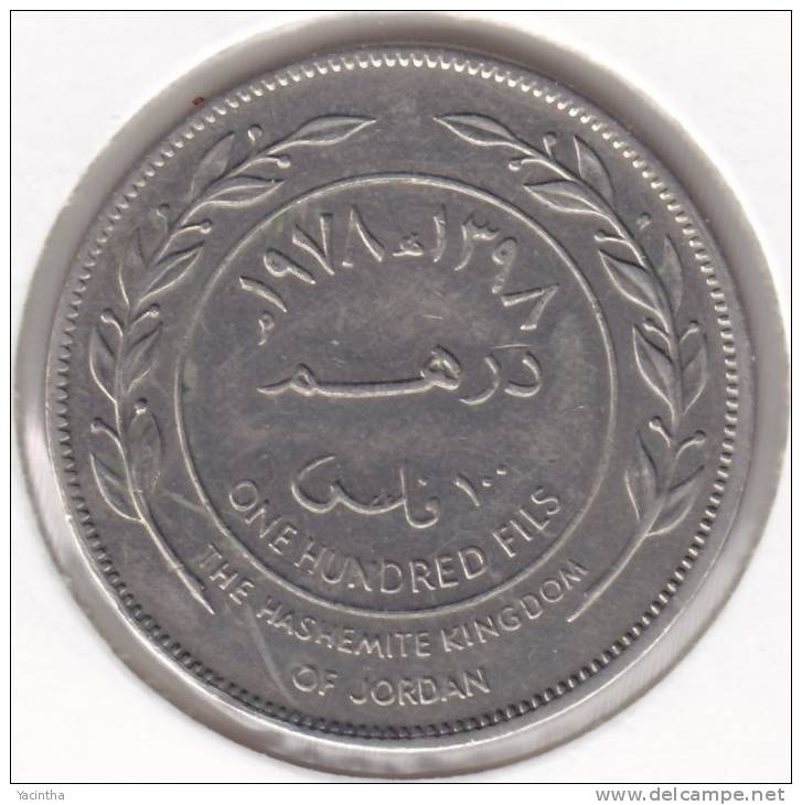 @Y@      Jordanië   100 Fils   1978    (2142) - Jordania