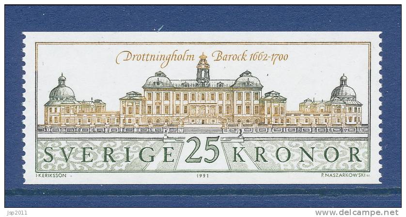 Sweden 1991 Facit # 1679. Drottningholm Baroque Palace, MNH (**) - Nuevos