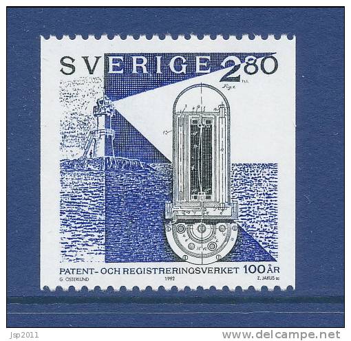 Sweden 1992 Facit # 1748. Centenary Of The Patent And Registration Office, MNH (**) - Nuevos