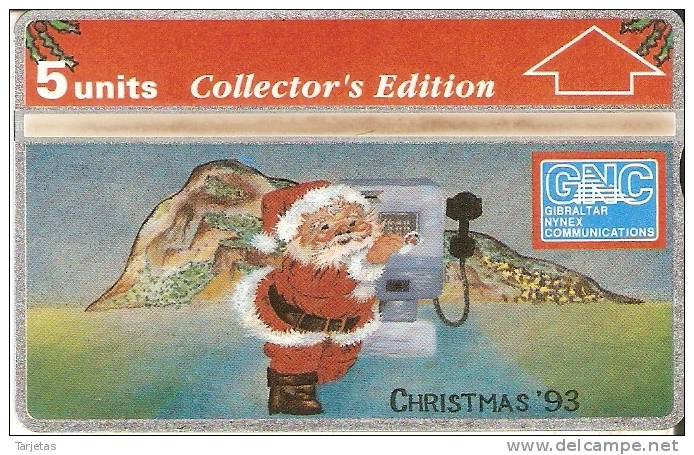 Nº 26 TARJETA DE GIBRALTAR DE NAVIDAD-CHRISTMAS  NUEVO-MINT  (PAPA NOEL) - Gibilterra