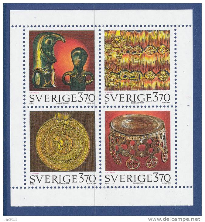 Sweden 1995 Facit # 1924-1927. Europe XXIV. Peace And Liberty. Se-tenant Block Of 4 From Booklet H457, MNH (**) - Nuevos
