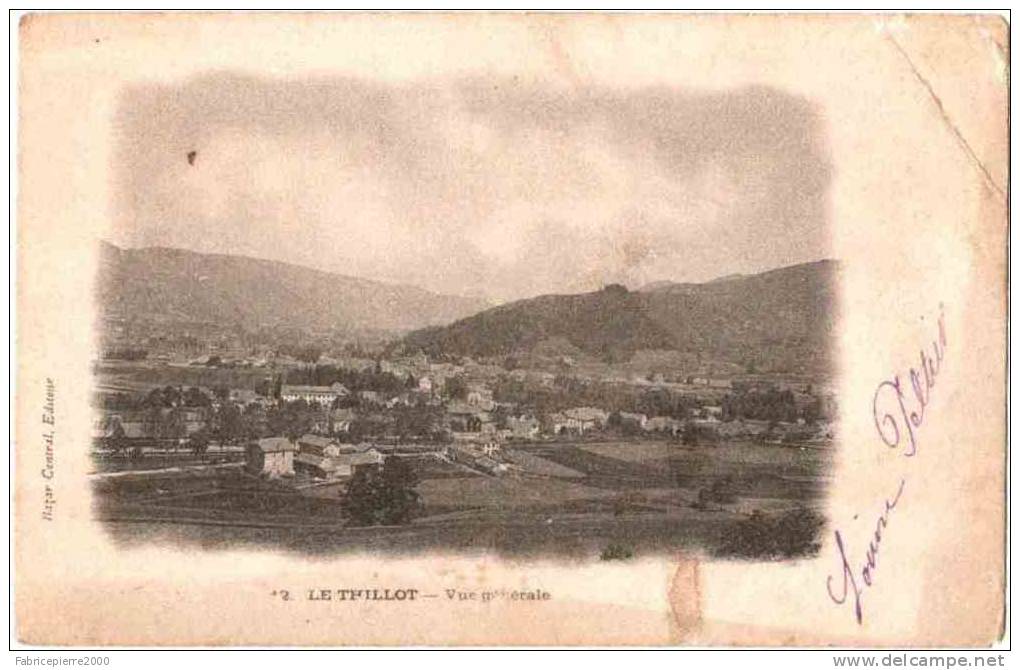 CPA 88 (Vosges) Le Thillot - Vue Générale, Précurseur - Le Thillot