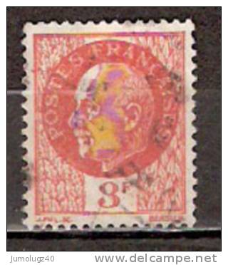 Timbre France Y&T N° 521 (3) Obl.  Type Pétain (Bersier).  3 F. Orange. Cote 0,15 € - 1941-42 Pétain