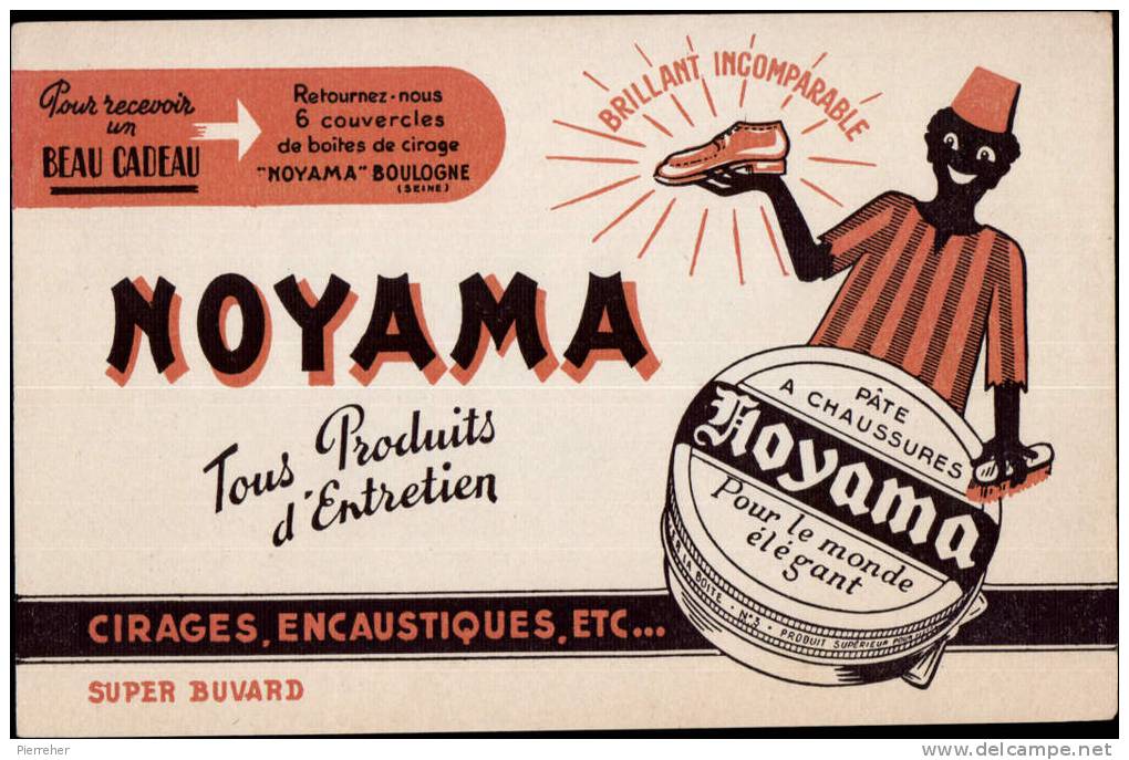 BUVARD PUBLICITAIRE " NOYAMA " - Chaussures