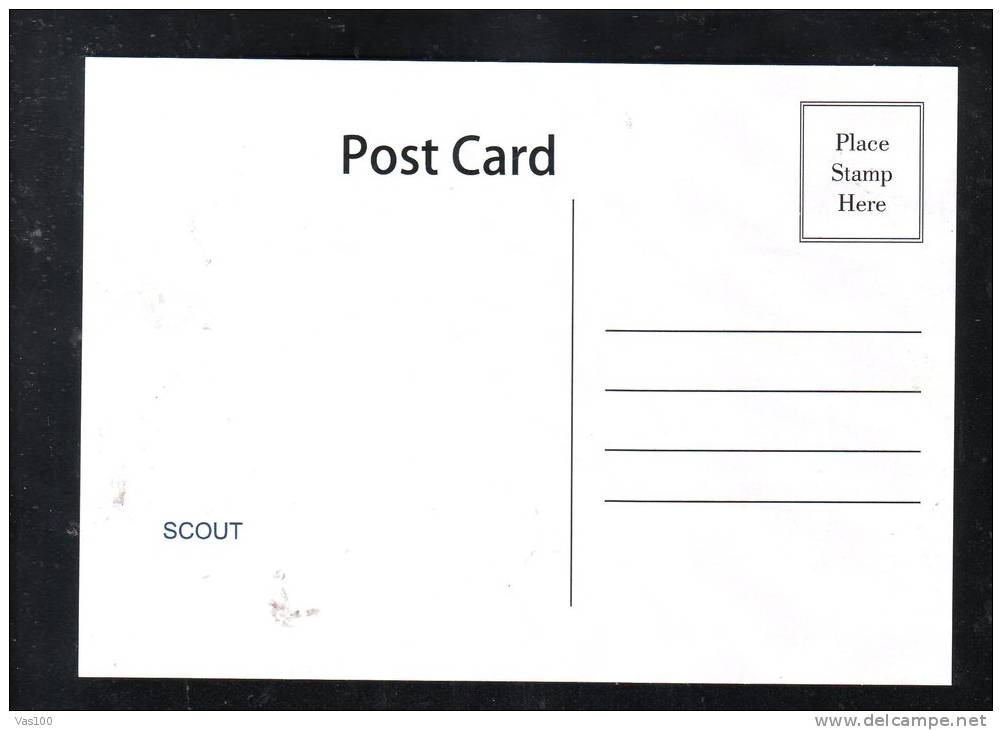 SCOUTISME,SCOUT,SCOUTING,HUMOR POST CARD UNUSED. - Scoutisme
