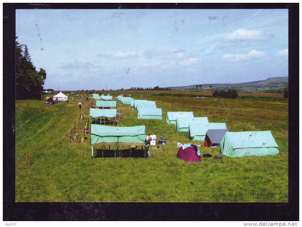 SCOUTISME,SCOUT,SCOUTING, IRELAND CAMP , POST CARD UNUSED. - Scouting