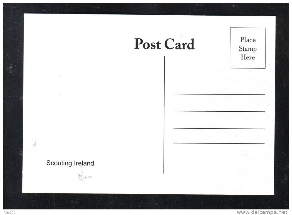 SCOUTISME,SCOUT,SCOUTING, IRELAND CAMP , POST CARD UNUSED. - Scoutisme