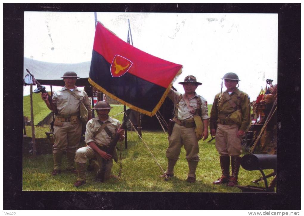 SCOUTISME,SCOUT,SCOUTING,37MM GUN CREW SCOUTS  , POST CARD UNUSED. - Scoutismo