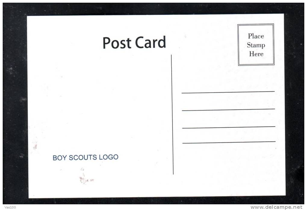 SCOUTISME,SCOUT,SCOUTING, BOY SCOUTS LOGO  , POST CARD UNUSED. - Movimiento Scout