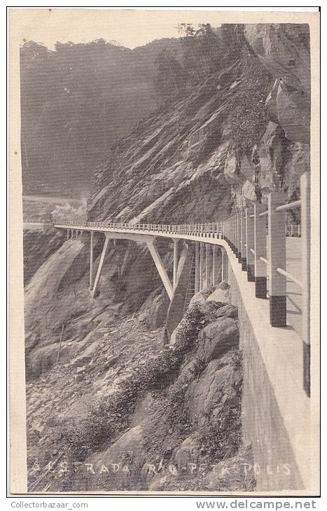 Strada Rio De Janeiro Petropolis Optica Haack Vintage Original Photo Postcard Cpa Ak (W3_1050) - Rio De Janeiro