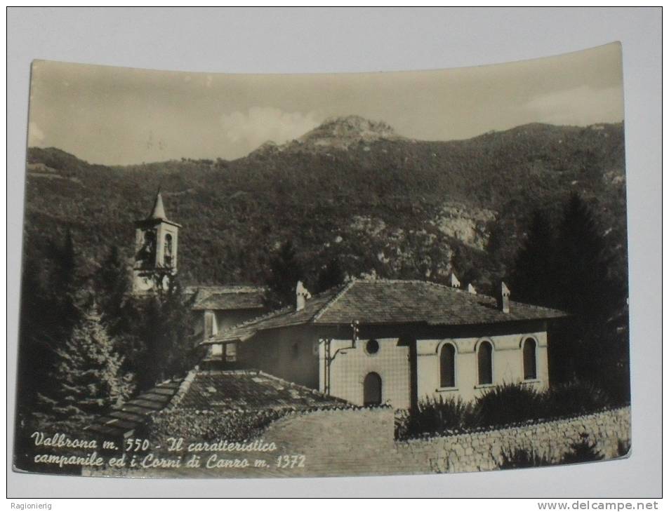 COMO - Valbrona - Il Caratteristico Campanile Ed I Corni Di Canzo - Como