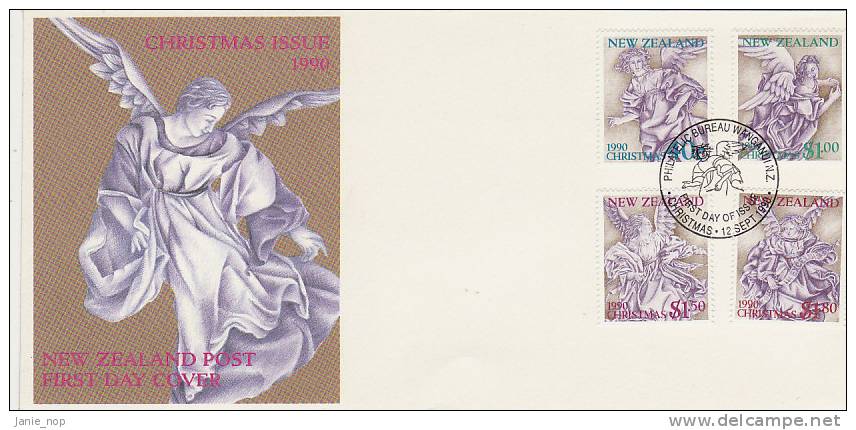 New Zealand 1990 Christmas FDC - FDC