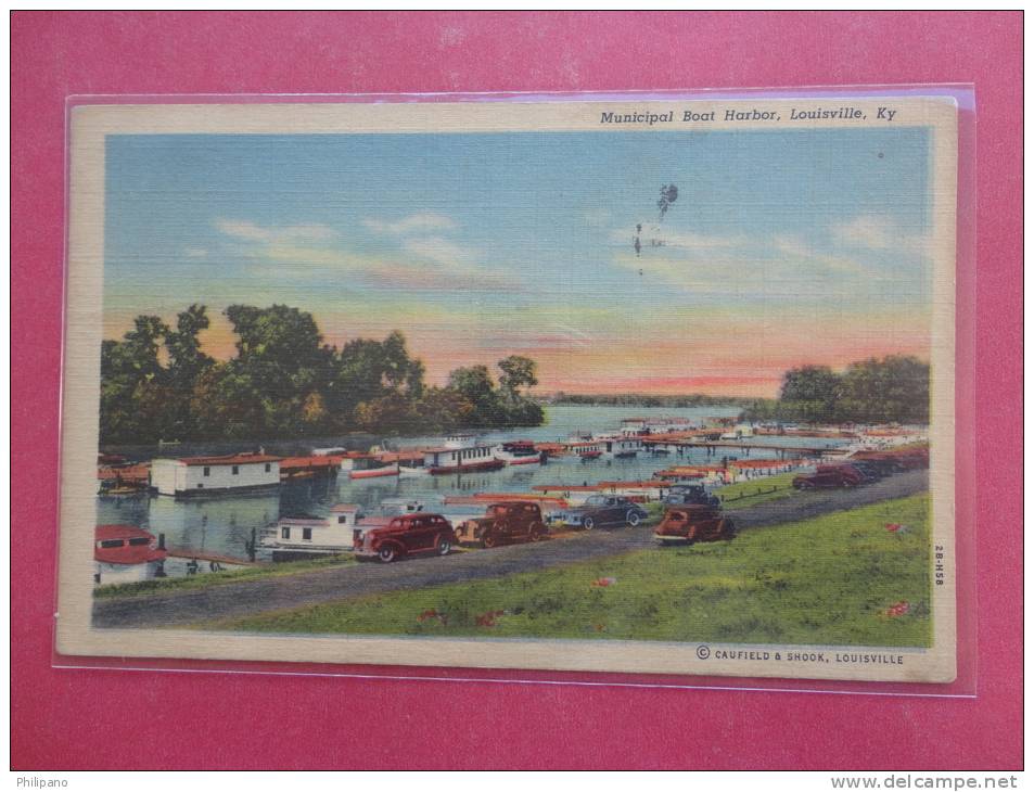 - Kentucky > Louisville  Municipal Boat Harbor 1953 Cancel Age Staining  Ref 809 - Louisville