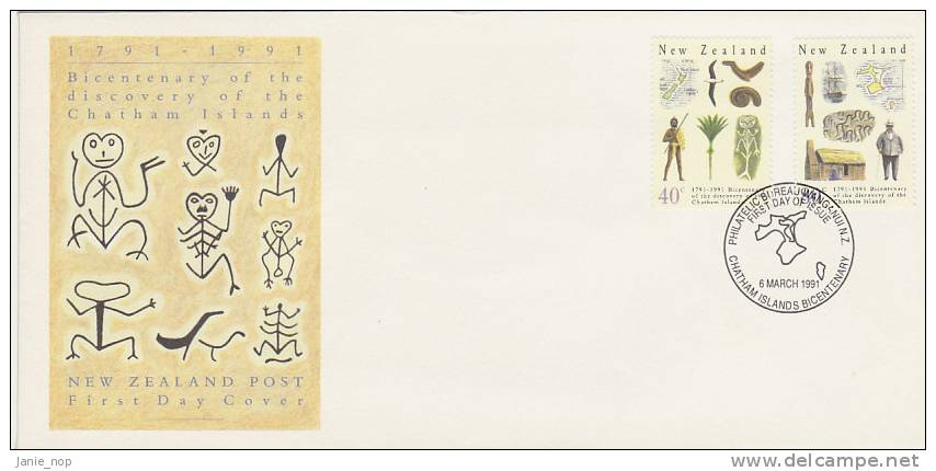 New Zealand 1991 Chatham Islands FDC - FDC