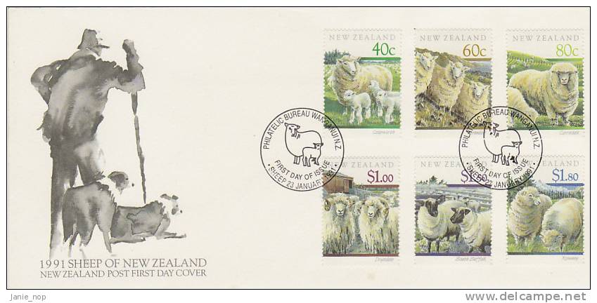 New Zealand 1991 Sheeps FDC - FDC