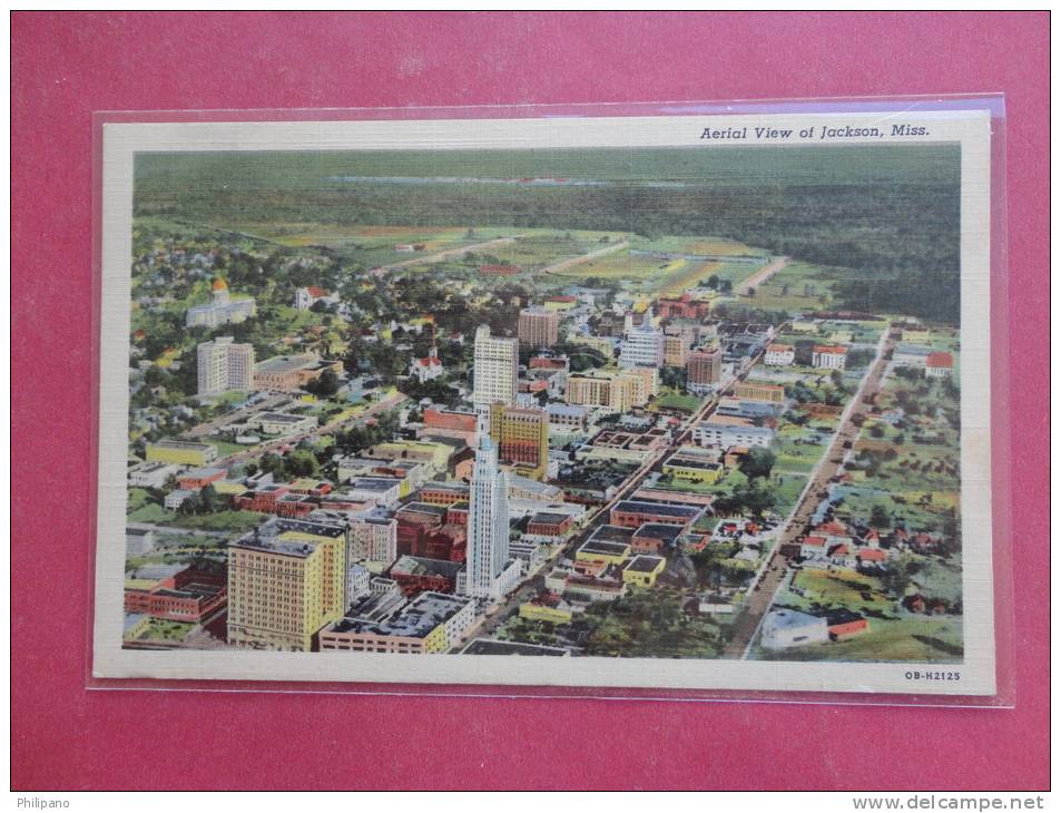 - Mississippi > Jackson Aerial View Linen-----ref 809 - Jackson