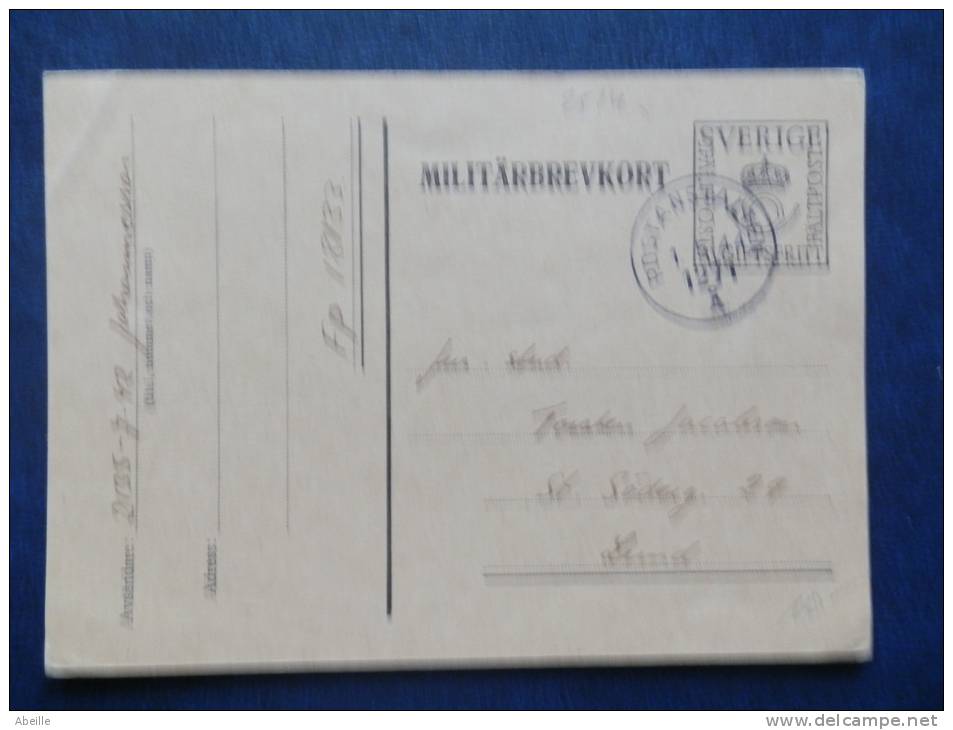 A2514    MILITAEBREVKORT   1944 - Enteros Postales
