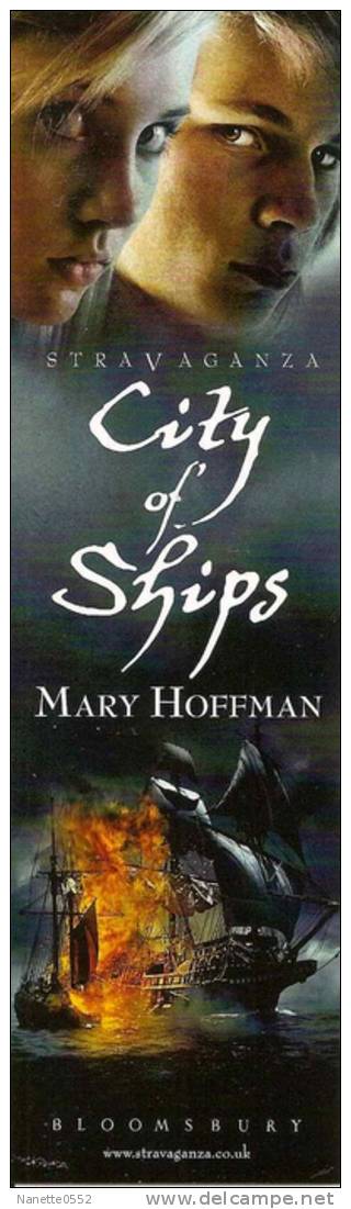 MARQUE-PAGE  CITY OF SHIPS DE MARY HOFFMAN - Marque-Pages
