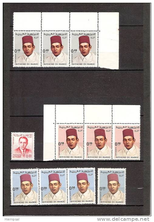 Maroc    Timbres  Hacene II        NEUF SANS CHARNIERES - Morocco (1956-...)