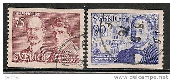 SWEDEN - 1975 - PRIX NOBEL - NOBEL AWARD - Yvert # 911/2 - USED - Oblitérés