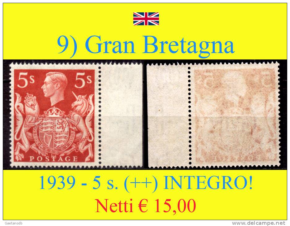 Gran-Bretagna-0009 - Unused Stamps