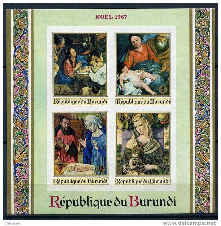 Burundi** Bloc N° 21  - Noël - Unused Stamps