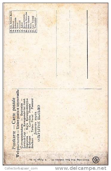 Turgeniew Russia Writter Vintage Original Ca 1900 Postcard  Cpa Ak (W3_1145) - Scrittori