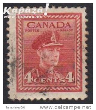 1943 - CANADA - Y&T 209 - Scott 254 [George VI (1895-1952)] - Used Stamps
