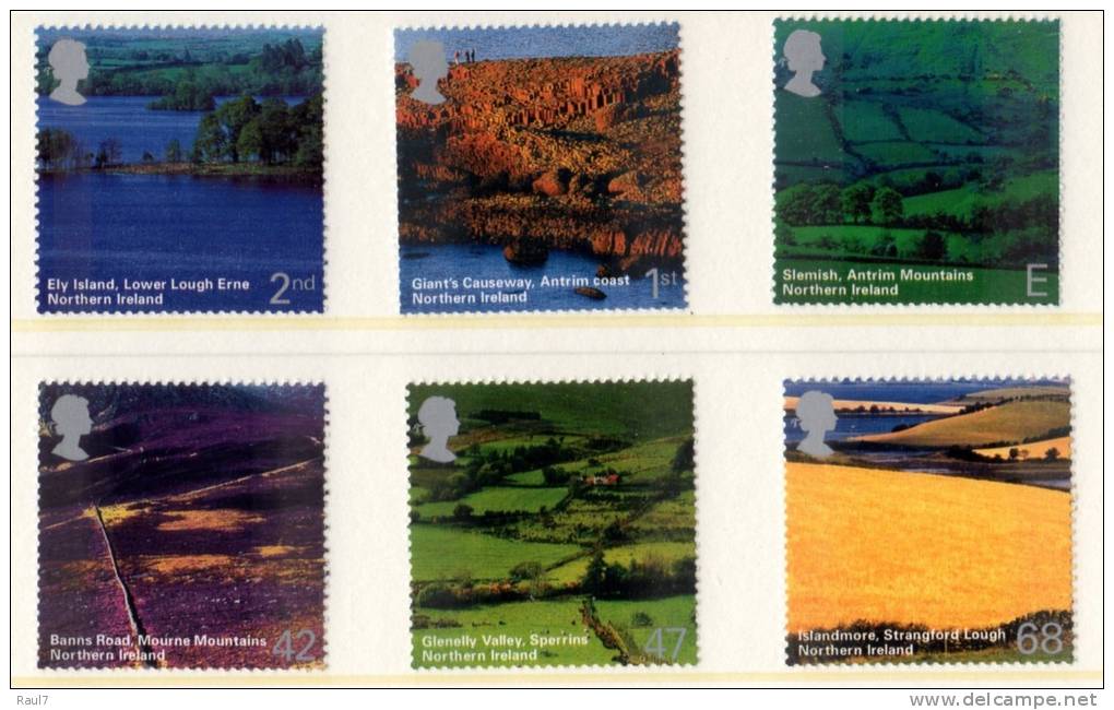 GRAND-BRETAGNE 2004 - Paysages De L'Irlande Du Nord - 6v Neufs// Mnh - Neufs