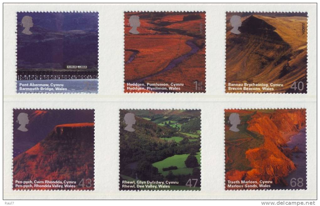 GRAND-BRETAGNE 2004 - Europa 2004, Paysages De Pays De Galles - 6v Neufs// Mnh - Unused Stamps
