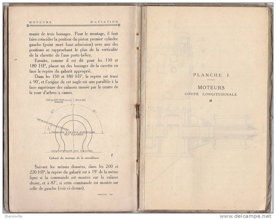 Moteurs  D\´aviation   HISPANO SUIZA -  Livret  Description  Fonctionnement  Réglage  Entretien  - Brevets  BIRKIGT - Luchtvaart