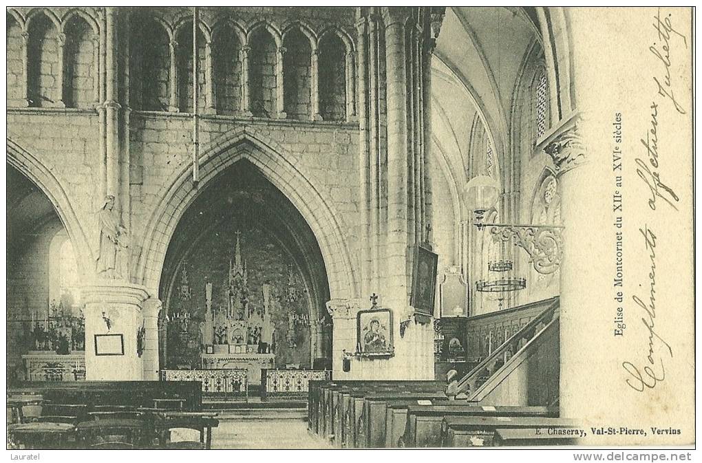 CARTE POSTALE - Eglise De MONTCORNET Du XIIe Au XVIe Siècle - Other & Unclassified