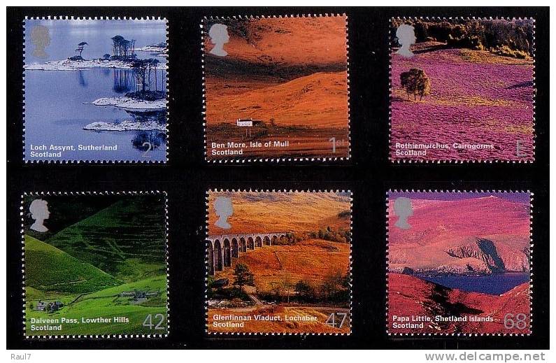 GRAND-BRETAGNE 2003 - Paysages De L'Ecosse - 6v Neufs// Mnh - Neufs