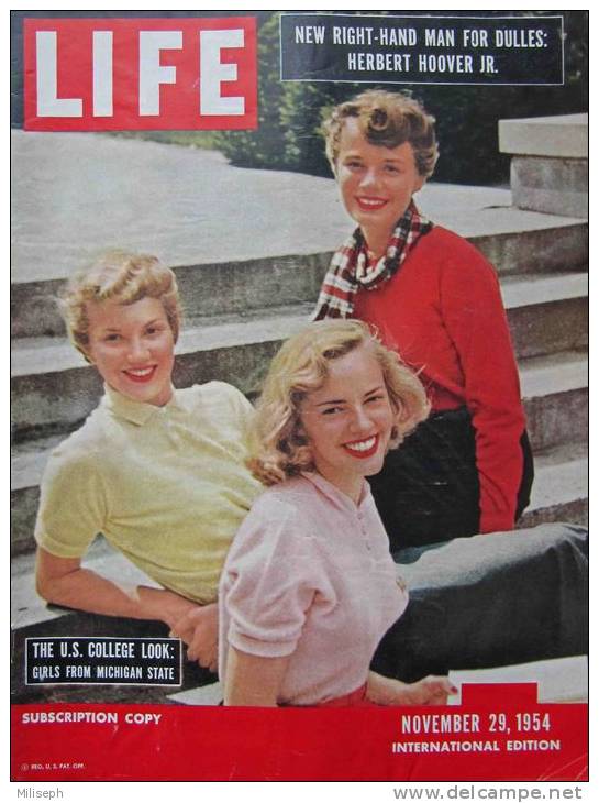 Magazine LIFE - NOVEMBER 15 , 1954 - INTER. ED. -     (3023) - Nouvelles/ Affaires Courantes