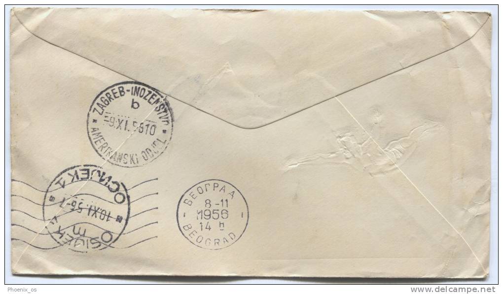 Australia - Adelaide, 1956. Olympic Games Melbourne, Air Mail - Sommer 1956: Melbourne
