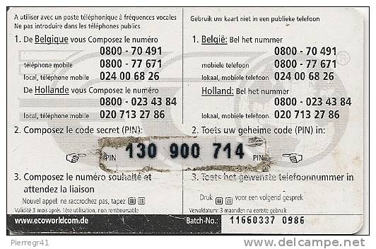 CARTE PREPAYEE-BELGE-5€-KING--T BE - Cartes GSM, Recharges & Prépayées