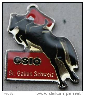 SAUT A CHEVAL - CSIO ST GALLEN - SCHWEIZ - SAINT GALL - SUISSE   -         (ROUGE) - Altri & Non Classificati