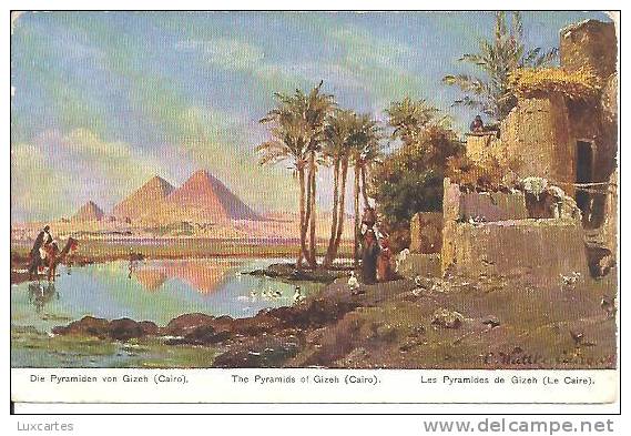 THE PYRAMIDS OF GIZEH. - Gizeh