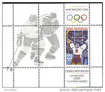 Czech Republic 1998 - Hockey, S/S, MNH - Hiver 1998: Nagano