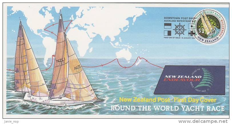 New Zealand 1994  Round The World Yacht Race FDC - FDC