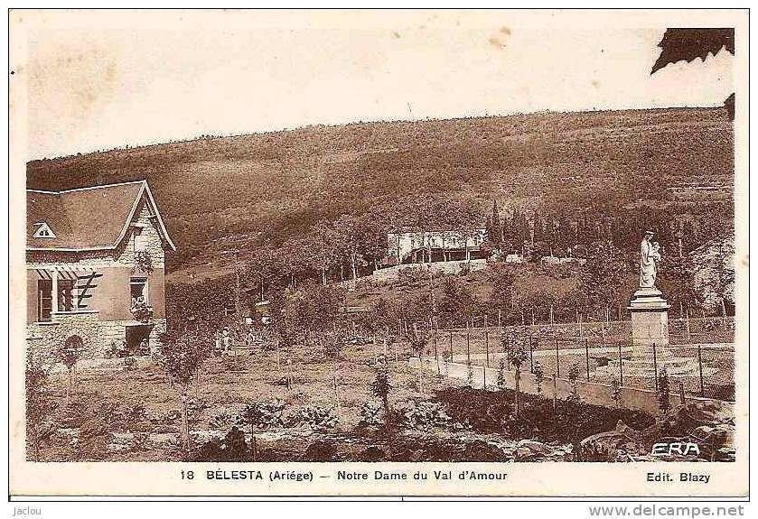 BELESTA ,NOTRE DAME DU VAL D'AMOUR ,BEAU PLAN   REF 31158 - Altri & Non Classificati