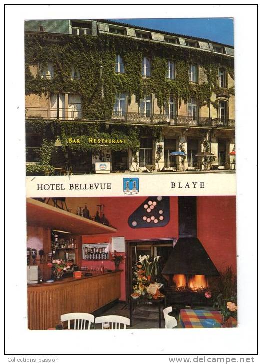 Cp , 34 , BEZIERS , Hôtel De La Compagnie Du Midi , Vierge , Publicité , Commerce , Propriétaire : Famille Sabarros - Restaurants