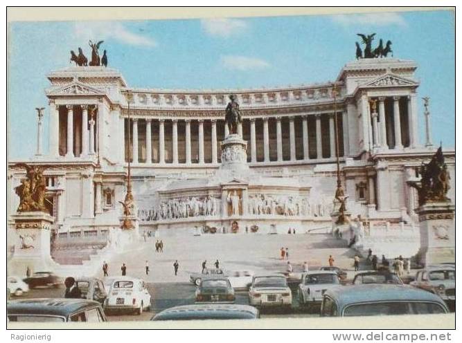 ROMA - Altare Della Patria - Animata - Auto - Altare Della Patria