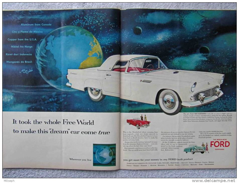 Magazine LIFE - JULY 11 , 1955 - INTER. ED. -  Publicités Voitures  MORRIS MINOR - AUSTIN OF ENGLAND - FORD     (3030) - Novità/ Affari In Corso