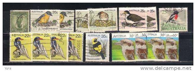 Lot 171 Australia   Birds 17 Different - Other & Unclassified