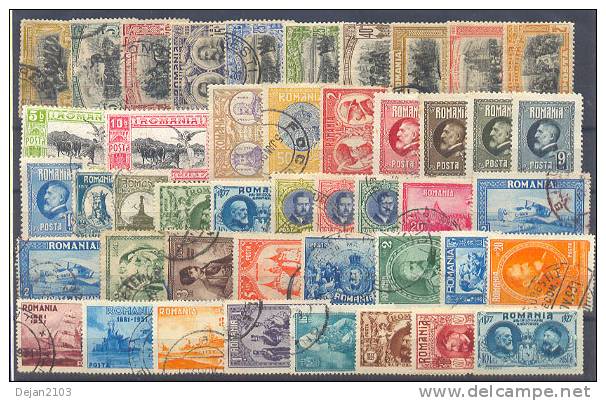 Romania 45 Stamps Famous People,airplanes,fauna,bridge MH,USED - Andere & Zonder Classificatie