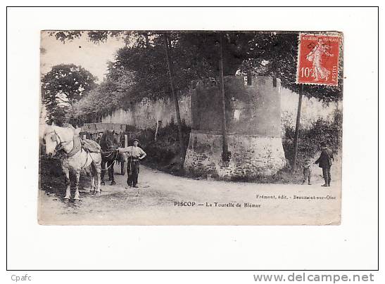 Carte 1915 PISCOP / LA TOURELLE DE BLEMUR - Pontcelles