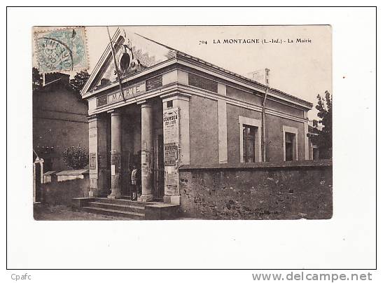 Carte 1906 LA MONTAGNE / LA MAIRIE - La Montagne